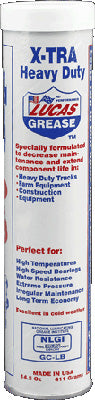 LUCAS X-TRA HEAVY DUTY GREASE 14.5OZ CARTRIDGE SSF0-10