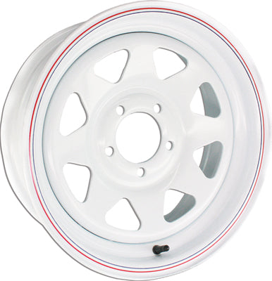 AWC 8 SPOKE WHEEL WHT 14"X6" 5 ON 4.5 PART# 2046012-33171