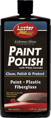 LUSTER LACE PAINT POLISH W/WHITE CARNUBA 16 OZ 1217