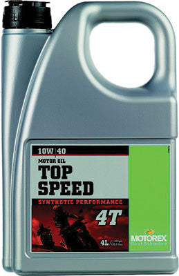 MOTOREX TOP SPEED 4T 10W40 (4 LITERS) PART# 102299