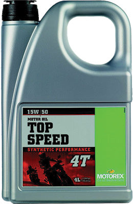 MOTOREX TOP SPEED 4T 15W50 (4 LITERS) PART# 102304