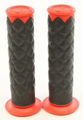 SPIDER SLIM LINE SLT GRIPS RED/BLACK 7/8" SLT R/B