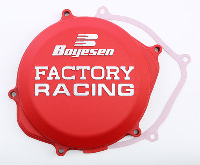 BOYESEN 2009-2016 HONDA CRF450R FACTORY RACING CLUTCH COVER (RED) CC-06AR