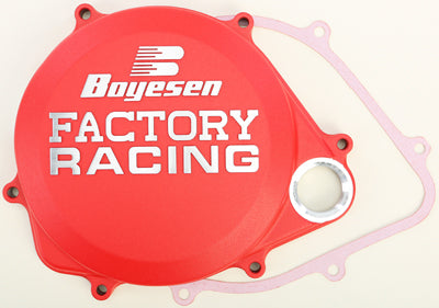 BOYESEN FACTORY CLUTCH COVER RED CC-06CR