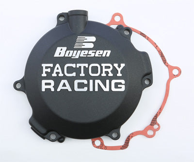 BOYESEN FACTORY RACING CLUTCH COVER BLACK PART NUMBER CC-10B