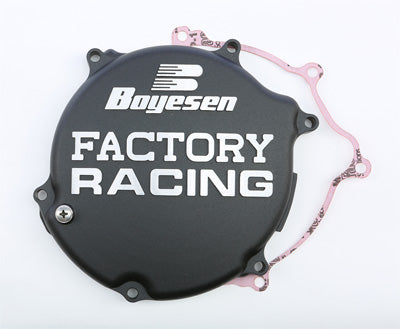 BOYESEN M/C CLUTCH COVER KX125 03-05 BLACK PART# CC-11AB NEW