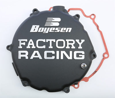 BOYESEN M/C CLUTCH COVER KX250 05-07 BLACK PART# CC-12CB NEW