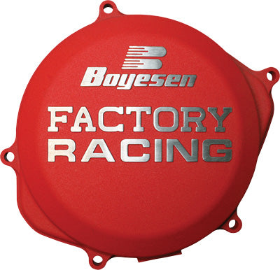 BOYESEN 2010-2016 HONDA CRF250R FACTORY RACING CLUTCH COVER (RED) CC-07AR