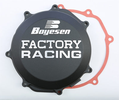 BOYESEN FACTORY RACING CLUTCH COVER BLACK PART NUMBER CC-38CB
