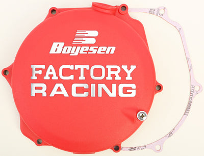 BOYESEN 2008-2016 SUZUKI RM-Z450 FACTORY RACING CLUTCH COVER (RED) CC-26AR