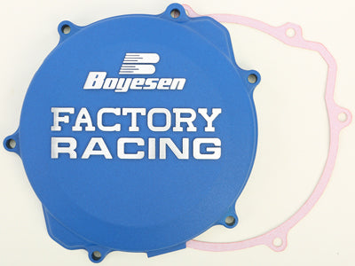 BOYESEN 2016 YAMAHA YZ250X FACTORY RACING CLUTCH COVER (BLUE) CC-32AL