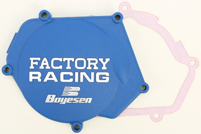 BOYESEN 1999-2016 YAMAHA YZ250 FACTORY RACING IGNITION COVER (BLUE) SC-32AL