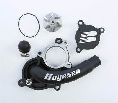 BOYESEN HY-FLO WATER PUMP COVER IMPELLER KIT (BLACK) PART# WPK-27B NEW