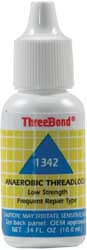 THREEBOND LOW STRENGTH THREAD LOCK 10ML PART# 1342AT002