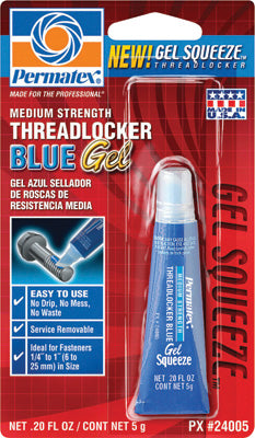 PERMATEX THREADLOCKER BLUE GEL 5GR 24005