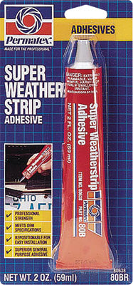 PERMATEX SUPER WEATHER STRIP ADHESIVE 2 OZ PART# 80638