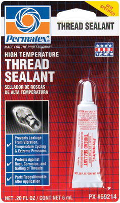 PERMATEX HIGH TEMPERATURE THREAD SEALAN T 50ML PART# 59235