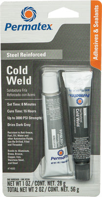 PERMATEX COLD WELD BONDING COMPOUND 1OZ 2/PK PART# 14600