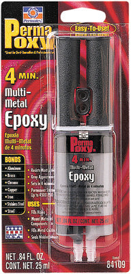 PERMATEX 4 MIN. MULTI-METAL EPOXY 0.84 OZ PART# 84109