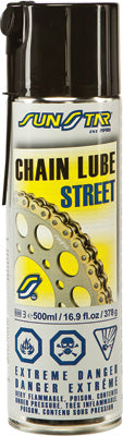 SUNSTAR CHAIN LUBE STREET 500ML PART# SSLUBE-500RR