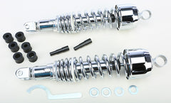 EMGO CLASSIC SHOCKS W/CLEVIS MOUNT CHROME 340 MM PART# 17-05534 NEW