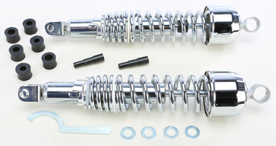 EMGO CLASSIC SHOCKS W/CLEVIS MOUNT CHROME 365 MM PART# 17-05544 NEW