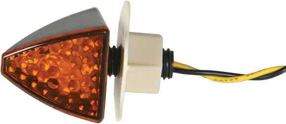 DMP LED MARKER LIGHT FUSES FLUSH/PANEL MOUNT BLACK W/SMOKE LENS PART# 900-2034 N