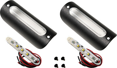 CIRIUS LED LIGHTS TEXTURED BLACK W/WHITE LED 1.25X3.75BTW