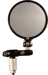 PSR FRANCO BAR END MIRROR BLK PART# FRANCO-BLK NEW
