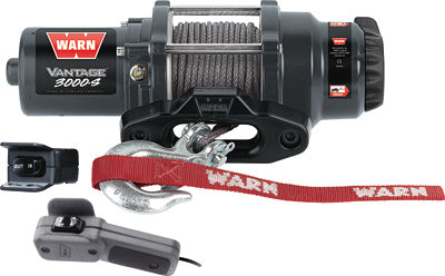 WARN VANTAGE 3000-S WINCH W/SYNTHETIC ROPE PART# 89031