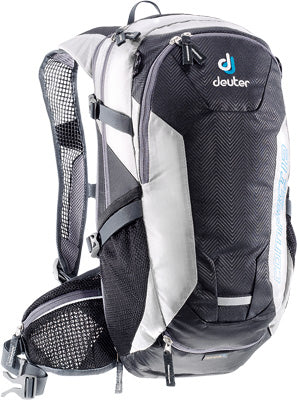 DEUTER COMPACT EXP 12 BACKPACK BLACK/WHITE 19X9.4X7.1" PART# 3200215 7410