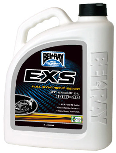 BEL-RAY BEL-RAY EXS SYNTH ESTER 4T ENGINE OIL 10W-40 (4L) 99161-B4LW