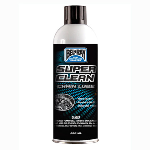 BEL-RAY 99470-A400W SUPER CLEAN CHAIN LUBE AEROSOL 400 ML