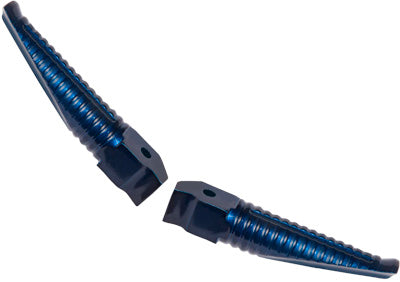 YANA SHIKI BILLET ALUMINUM FOOTPEGS (BLUE ANODIZED) PART# A4341BU NEW