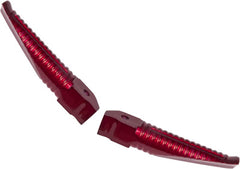 YANA SHIKI BILLET ALUMINUM FOOTPEGS (RED ANODIZED) PART# A4341R NEW