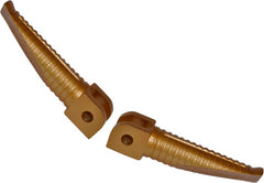 YANA SHIKI BILLET ALUMINUM FOOTPEGS (GOLD ANODIZED) PART# A2868G NEW