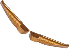 YANA SHIKI BILLET ALUMINUM FOOTPEGS (GOLD ANODIZED) PART# A4339G NEW