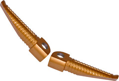 YANA SHIKI BILLET ALUMINUM FOOTPEGS (GOLD ANODIZED) PART# A2867G NEW