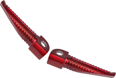 YANA SHIKI BILLET ALUMINUM FOOTPEGS (RED ANODIZED) PART# A5019R NEW