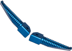 YANA SHIKI BILLET ALUMINUM FOOTPEGS (BLUE ANODIZED) PART# A5019BU NEW
