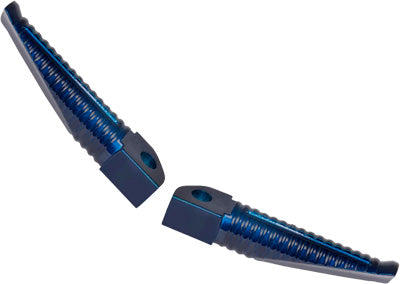 YANA SHIKI BILLET ALUMINUM FOOTPEGS (BLUE ANODIZED) PART# A4342BU NEW