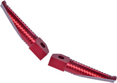 YANA SHIKI BILLET ALUMINUM FOOTPEGS (RED ANODIZED) PART# A4342R NEW