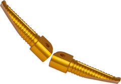 YANA SHIKI BILLET ALUMINUM FOOTPEGS (GOLD ANODIZED) PART# A5020G NEW