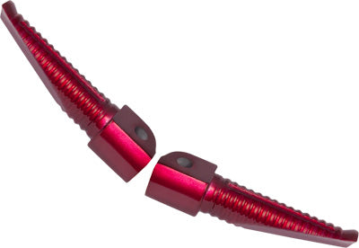 YANA SHIKI BILLET ALUMINUM FOOTPEGS (RED ANODIZED) PART# A5020R NEW
