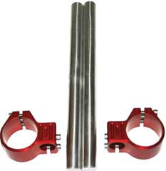 YANA SHIKI CLIP-ON HANDLEBARS RED 48MM CL048R