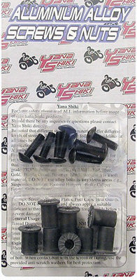 YANA SHIKI W/S Bolt Kit Black PART NUMBER YNSKWS1128