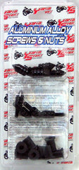 YANA SHIKI W/S SPIKED BOLT KIT BLACK PART# YNSKWS1138 NEW