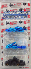 YANA SHIKI W/S SPIKED BOLT KIT BLUE PART# YNSKWS1133 NEW