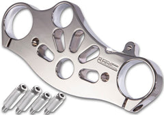 YANA SHIKI TOP CLAMP LRC CHROME YAM R6 R 06-10 PART# CA4021 NEW