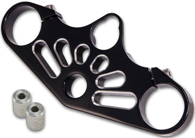 YANA SHIKI TOP CLAMP BLACK SUZ GSXR100 '05-06 A3276AB